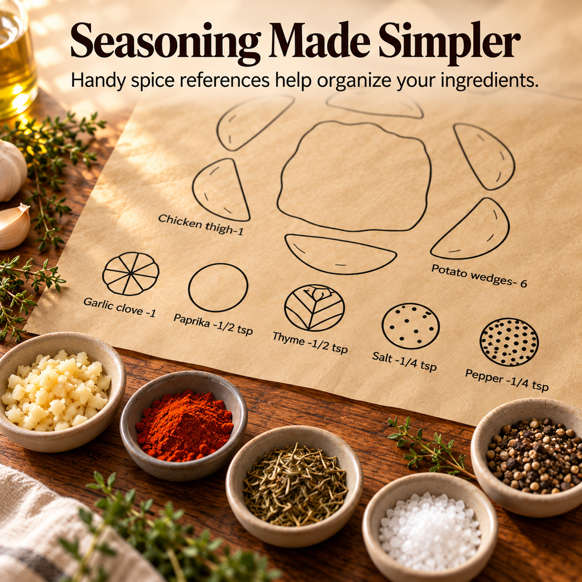 🍗Baking Paper Printed with Recipes—Making Baking Easy and Mess-Free! 👩‍🍳