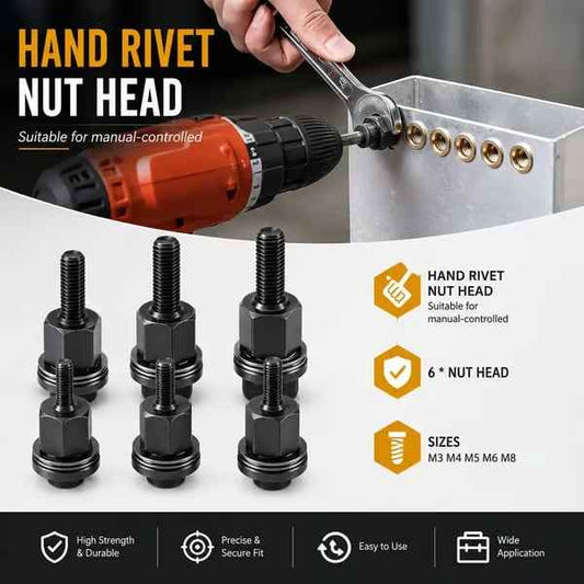 ⚙️🛠️ Today 49% OFF🔥 Head Rivet Nut Tool Kit | Fast, Reliable & Precise Rivnut Installation Made Easy