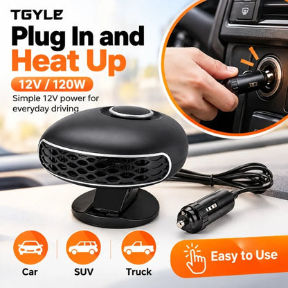 🔥HOT SALE🔥Portable Car Heater Defroster with 360-Degree Rotating Base