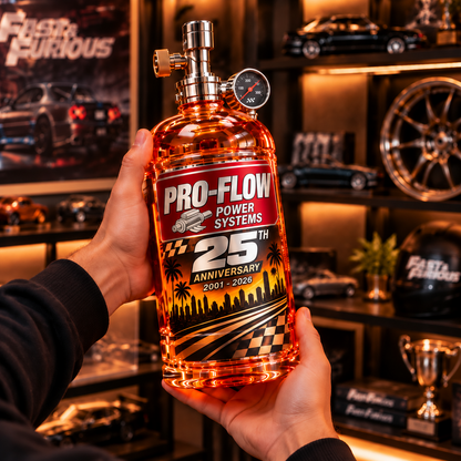⏳ Last Day 49% OFF – 25th Anniversary Street Racing Nitrous Tank Whiskey Decanter with Collector’s Box