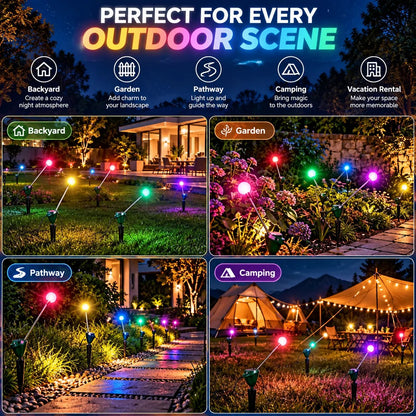 ✨ Swaying Firefly Garden Light – 7-Color Kinetic Outdoor Light for Lawn, Garden & Pathway Decor