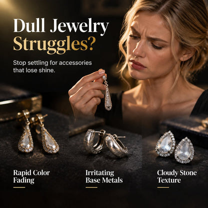 Elegant Zirconia Drop Quaste Earrings for Women