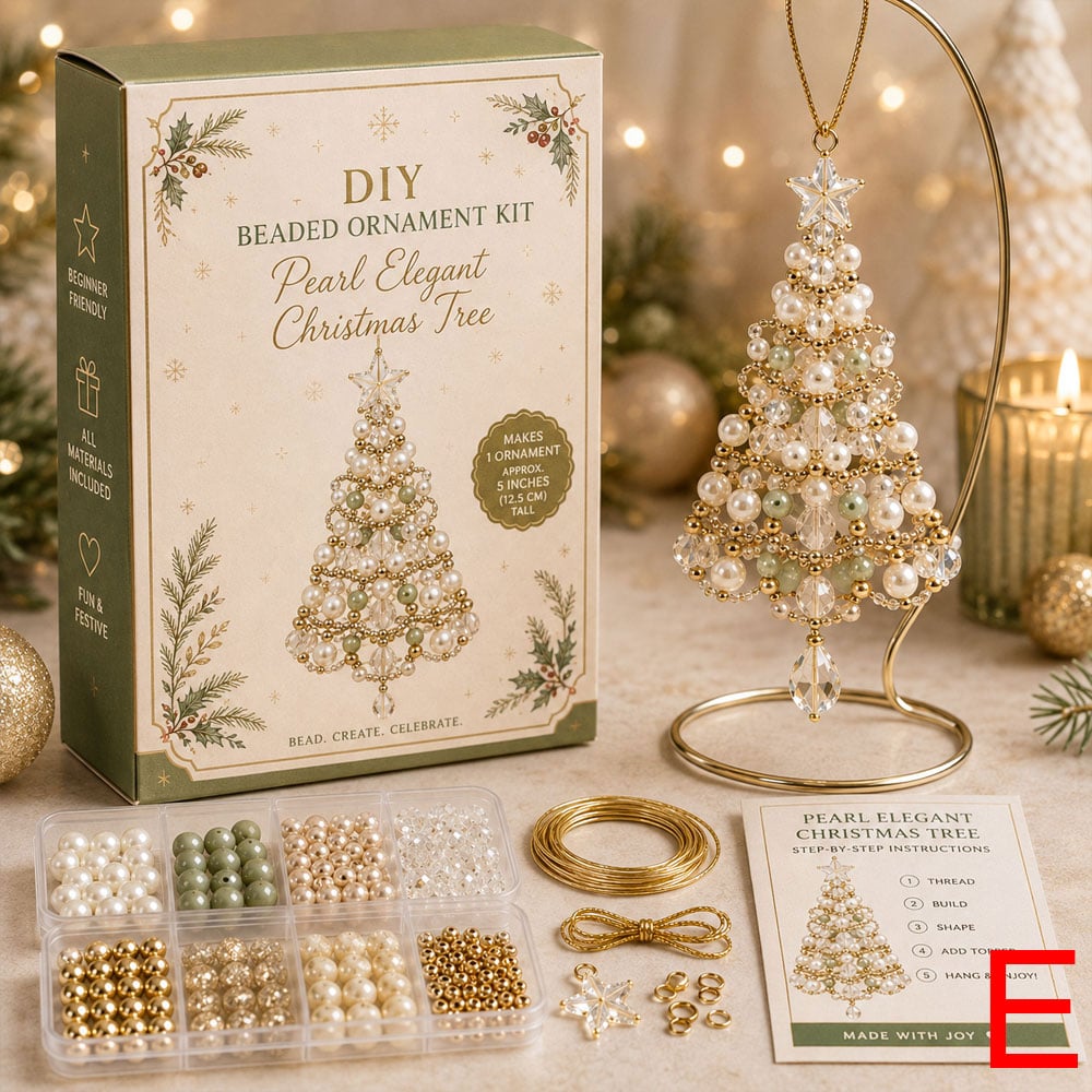 🎅 2026 Christmas Gift 49% Off--DIY Christmas Tree Beaded Ornament Kit