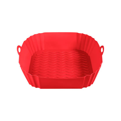 Reusable Air Fryer Silicone Liner 🍟 – 8' Nonstick Cooking Basket Insert