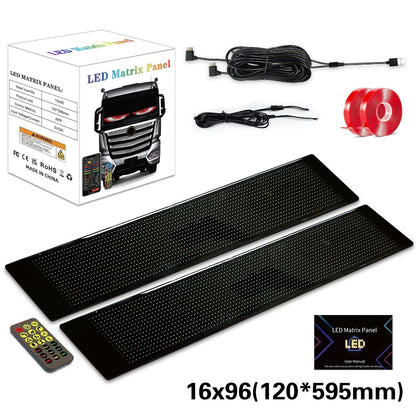 🔥Flash Sale✨DIY Car Dynamic LED Smart Colorful Eye Lamp Soft Screen