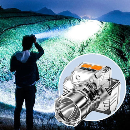 👍 Limited Time!⏰ Rechargeable Waterproof LED Headlamp | Outdoor Fishing & Camping Light! 🔦💧✨