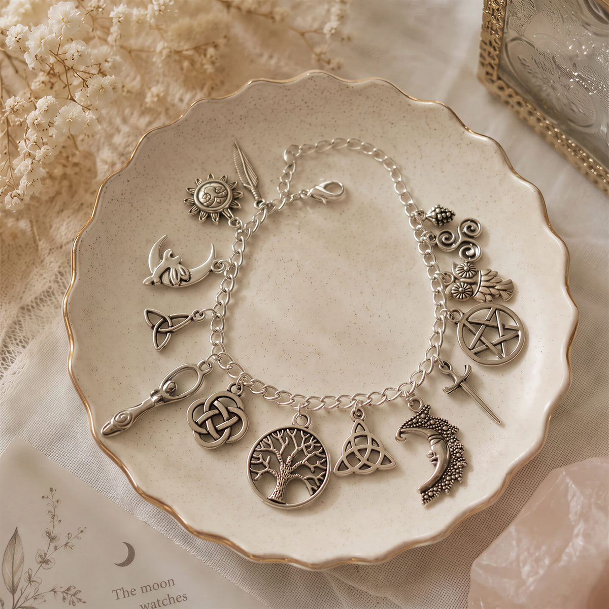 🔥Limited Time 50% Off✨Vintage Witchy Charm Bracelet