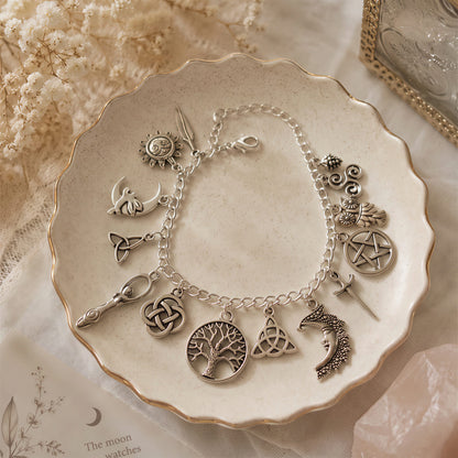 🔥Limited Time 50% Off✨Vintage Witchy Charm Bracelet