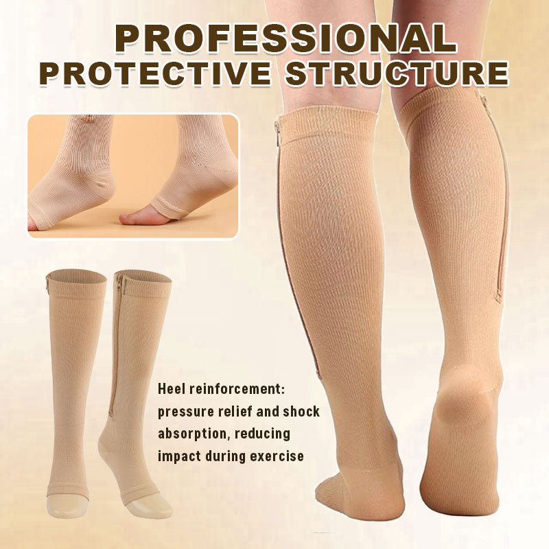😂 Limited Time: 20% OFF –🏃‍♂️ Sports Zipper Socks – Comfort, Support & Easy On/Off