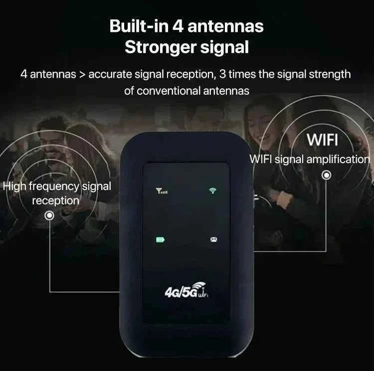 🔥50% OFF TODAY🔥📶 Pocket WiFi – Ready in Seconds No Setup. No Hassle. Just Connect