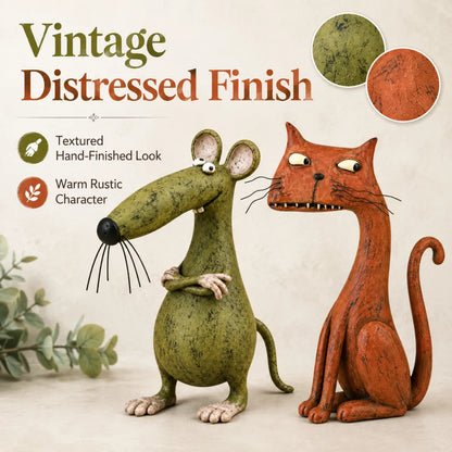 ✨Whimsical Vintage Animal Figurine with Quirky Charm