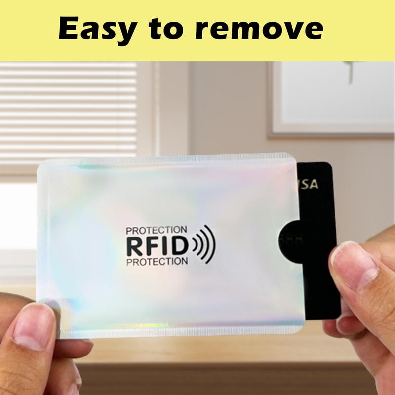 🔥Limited Time 49% Off✨RFID Blocking Sleeves (8-Pack) – Stop Card Skimming Instantly