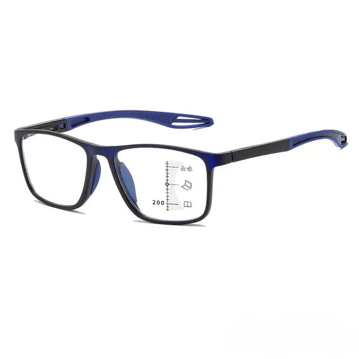 Multifocal Glasses🔥Get Crystal Clear Vision From Phone to Far Away-No More Squinting!