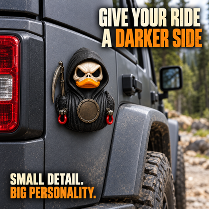 Car Halloween 85th Anniversary Grim Reaper Duck Acrylic Magnet