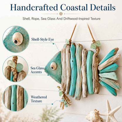 🌊🏡 Today 49% OFF🔥 Coastal Fish LED Wall Decor | Add Relaxing Seaside Style to Your Home