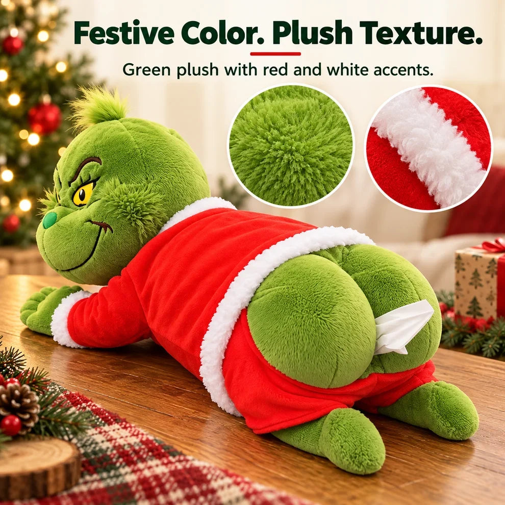 Santa Claus Butt Tissue Box Holder Christmas Plush Toy 2026