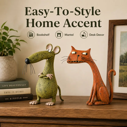 ✨Whimsical Vintage Animal Figurine with Quirky Charm
