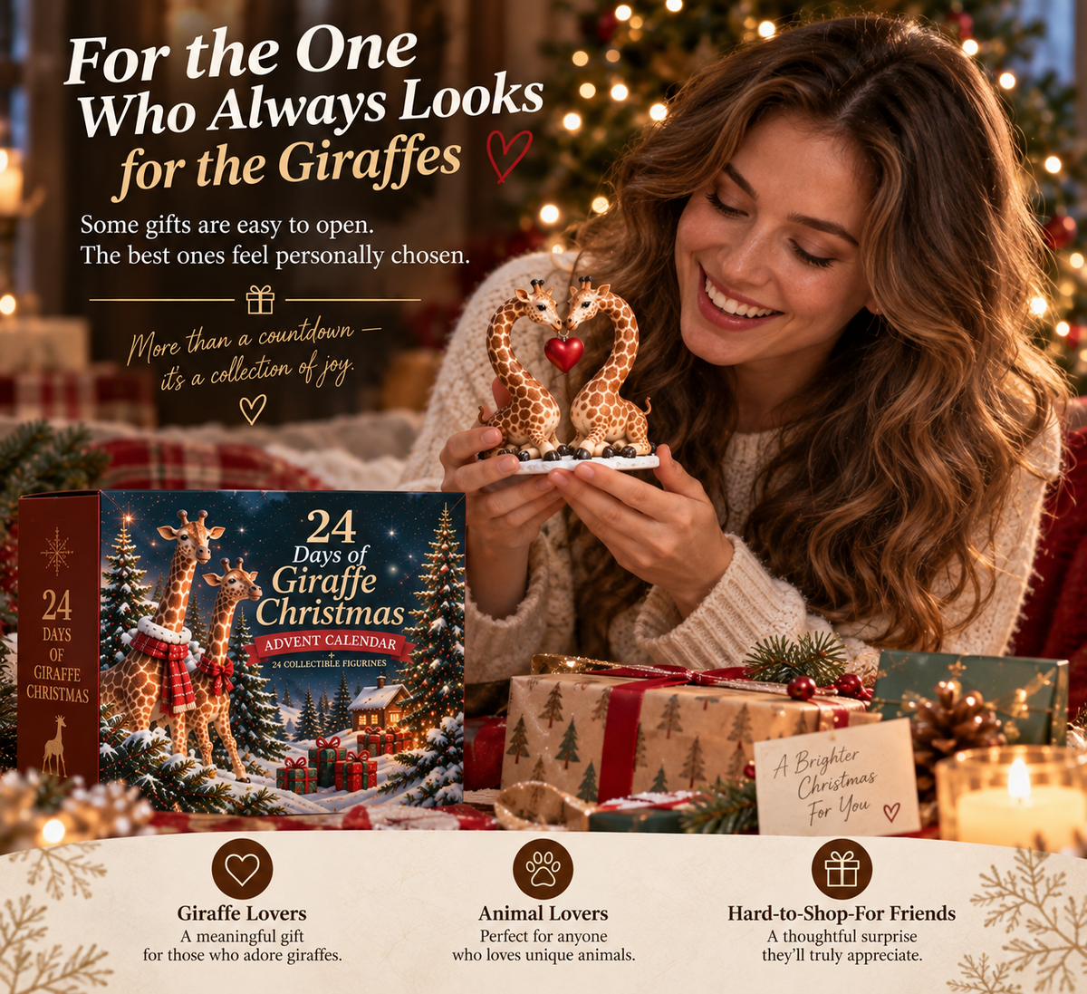 🦒 24 Days of Giraffe Christmas — Unique Holiday Characters