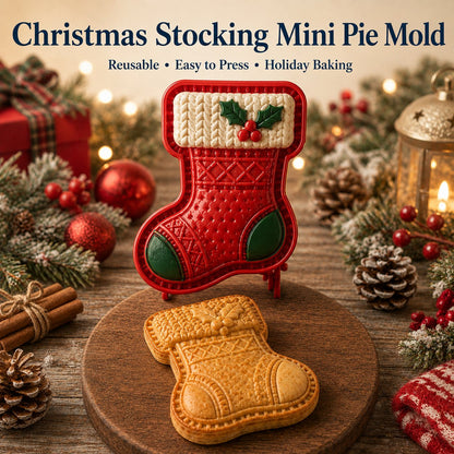 🎄 16-Design Christmas Mini Pie Mold Collection | Reusable Embossed Molds for Shaping Detailed Santa, Snowman, Reindeer, Tree & Holiday Pies 🥧✨