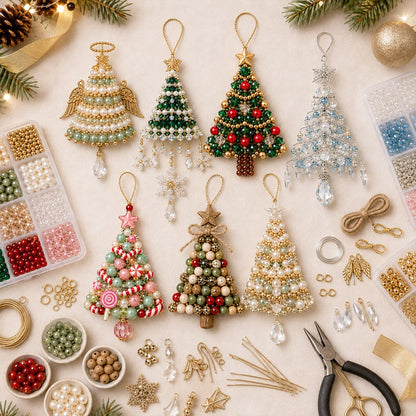 🎅 2026 Christmas Gift 49% Off--DIY Christmas Tree Beaded Ornament Kit
