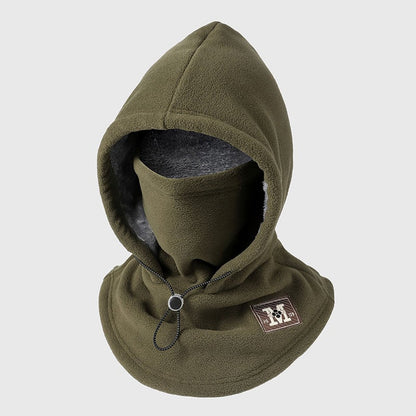 One-piece warm mask hat, Outdoor cycling windproof warm hat with neck mask