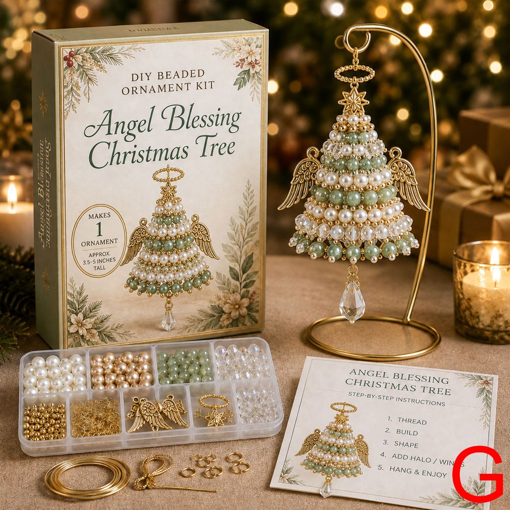 🎅 2026 Christmas Gift 49% Off--DIY Christmas Tree Beaded Ornament Kit