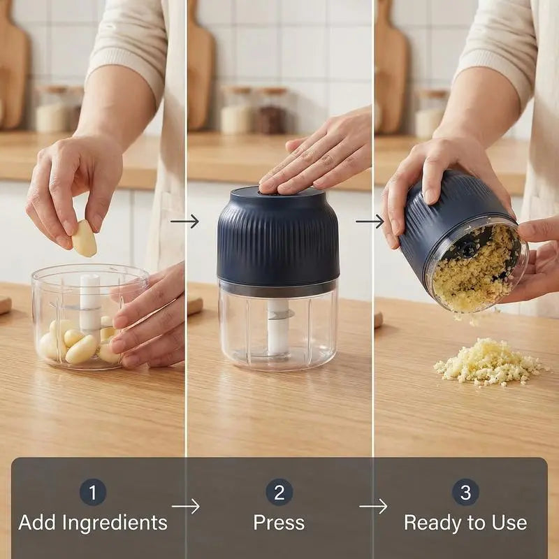 🔥48% OFF⚡ Cordless Mini Food Chopper – Chop, Mince & Blend in Seconds