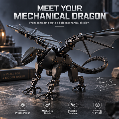 🥚🐉 DragonMorph – Egg to Dragon Transforming Mechanical Toy