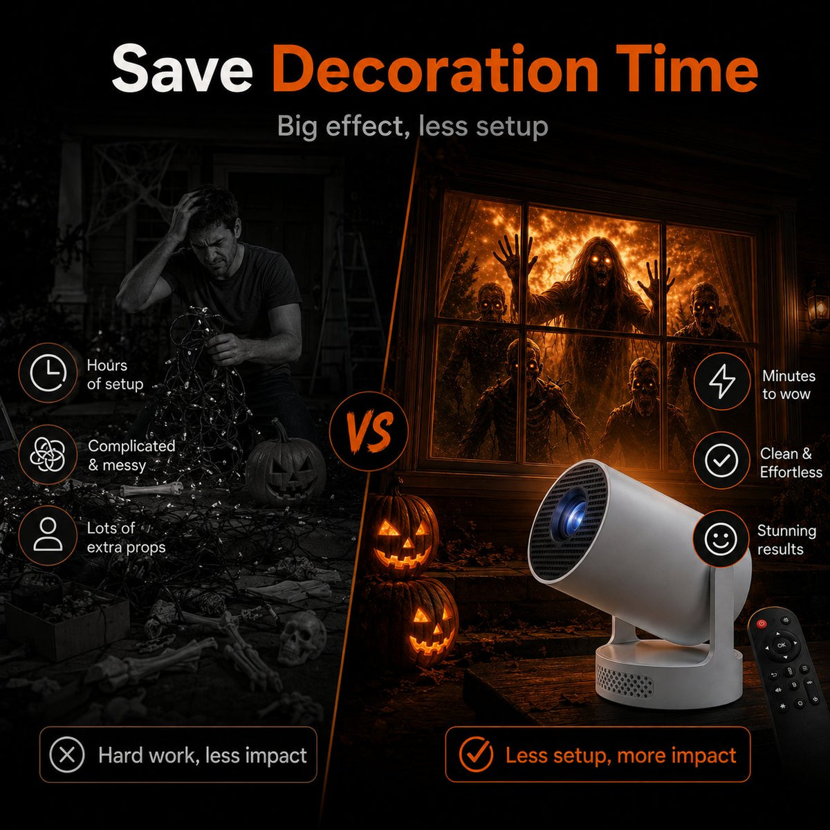 👻 Halloween Window Projector