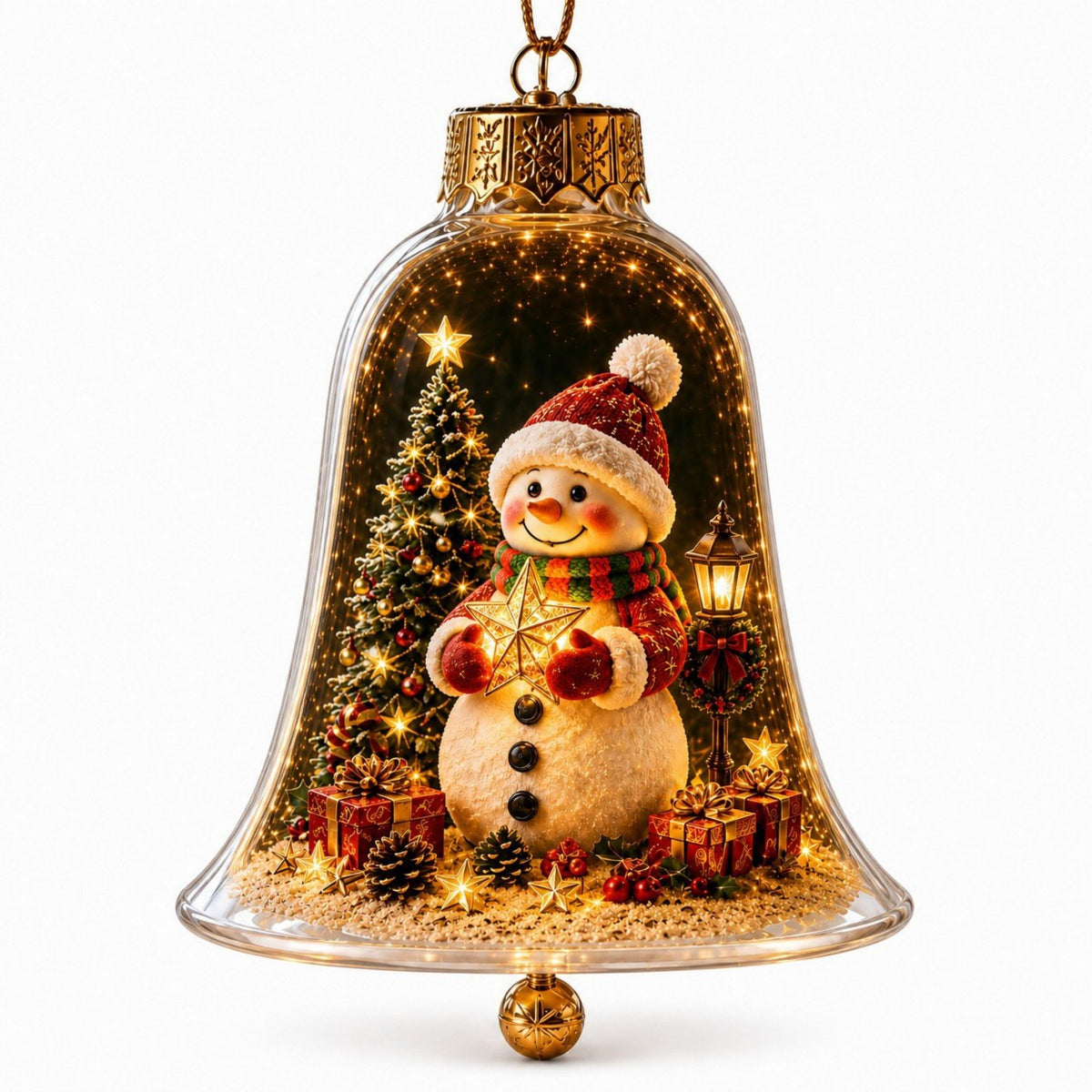 ⭐Limited time49% OFF -✨🎄 Glowing Christmas Story Ornament – Light-Up Mini Holiday Scene
