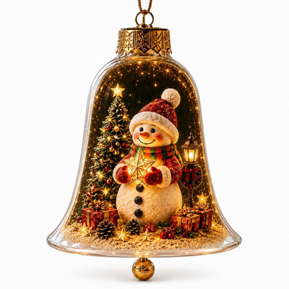 ⭐Limited time49% OFF -✨🎄 Glowing Christmas Story Ornament – Light-Up Mini Holiday Scene