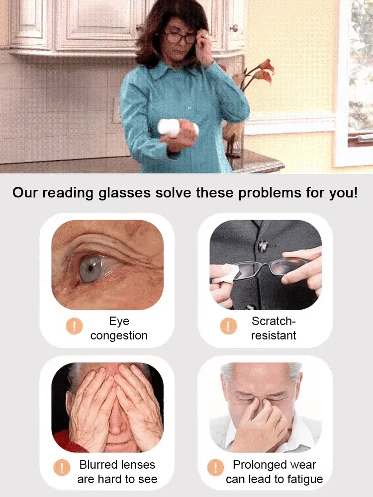 👓 Ultra Light Anti Blue Presbyopic Glasses