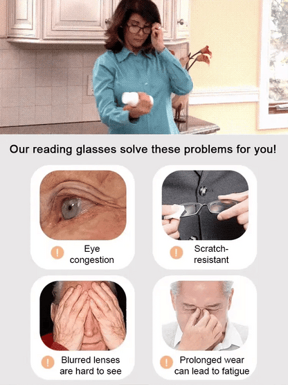 👓 Ultra Light Anti Blue Presbyopic Glasses