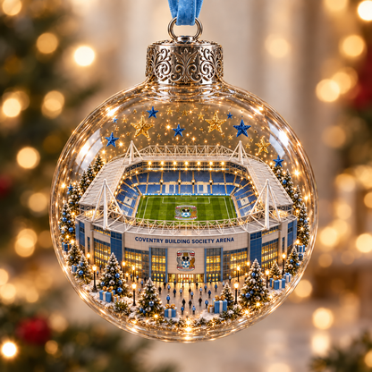 ⚽🎄 Christmas Sale: 50% OFF – Light-Up Football Stadium Ornament | 20 Styles