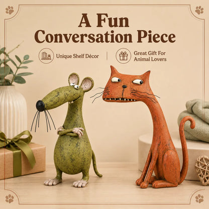 ✨Whimsical Vintage Animal Figurine with Quirky Charm