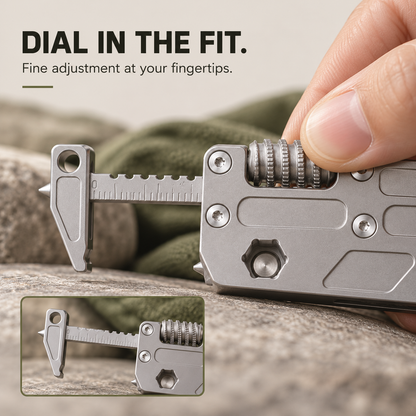 🛠️ Portable Titanium 10-in-One Outdoor Multi-Function Tool