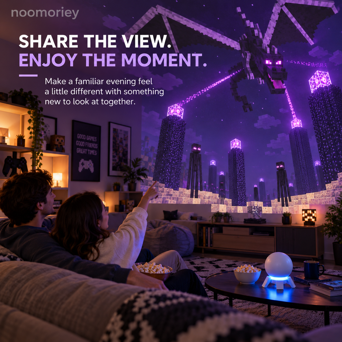 🔥LAST DAY 49% OFF🌆Pixel Fantasy Scene Projector – Ambient Decor for Gaming Rooms