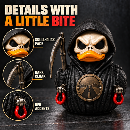 Car Halloween 85th Anniversary Grim Reaper Duck Acrylic Magnet