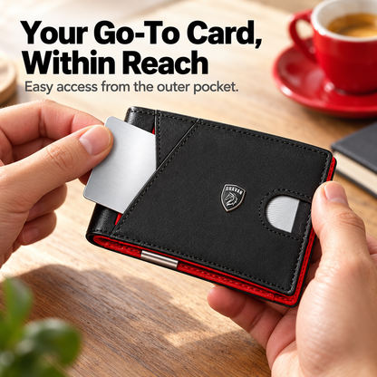 Men’s Leather Wallets with RFID Anti-Theft Protection