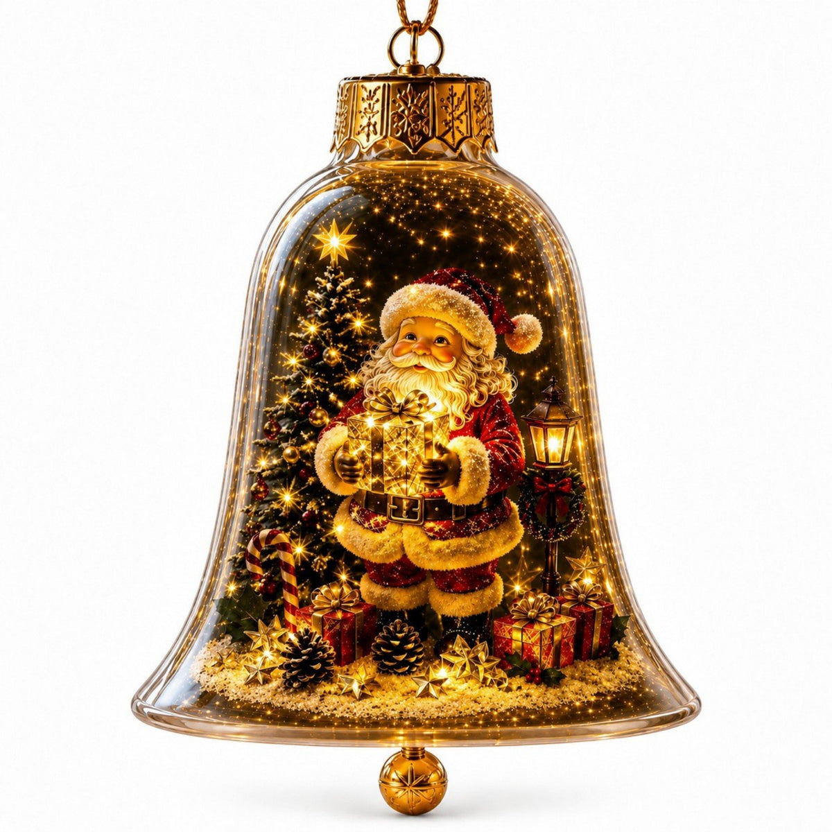 ⭐Limited time49% OFF -✨🎄 Glowing Christmas Story Ornament – Light-Up Mini Holiday Scene