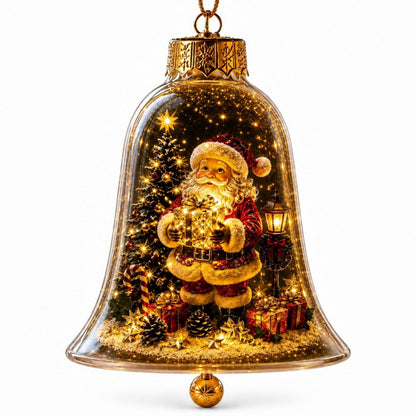 ⭐Limited time49% OFF -✨🎄 Glowing Christmas Story Ornament – Light-Up Mini Holiday Scene