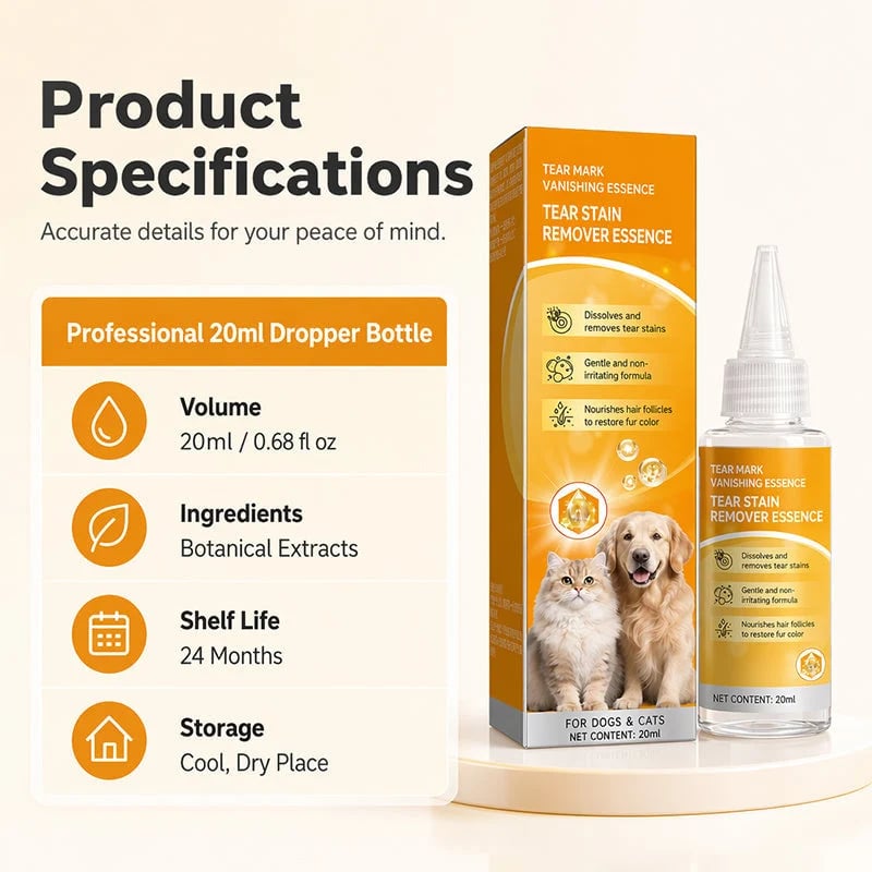 🐶 Enjoy 49% off now! ✨ Gentle pet eye care—cleaning the eye area and daily fur grooming 👀