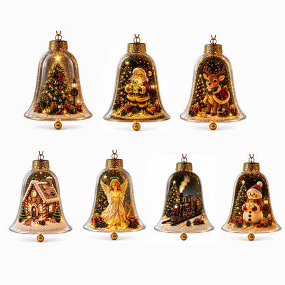 ⭐Limited time49% OFF -✨🎄 Glowing Christmas Story Ornament – Light-Up Mini Holiday Scene