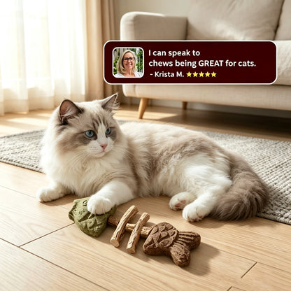 Catnip & Silvervine Chew