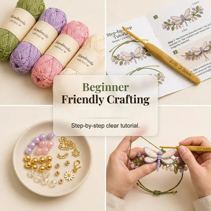 Nature-Inspired DIY Crochet Bracelet Kit