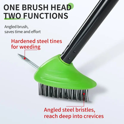 50% OFF! Clear Stubborn Weeds in Seconds — The Ultimate 3-in-1 Weed Brush Set!