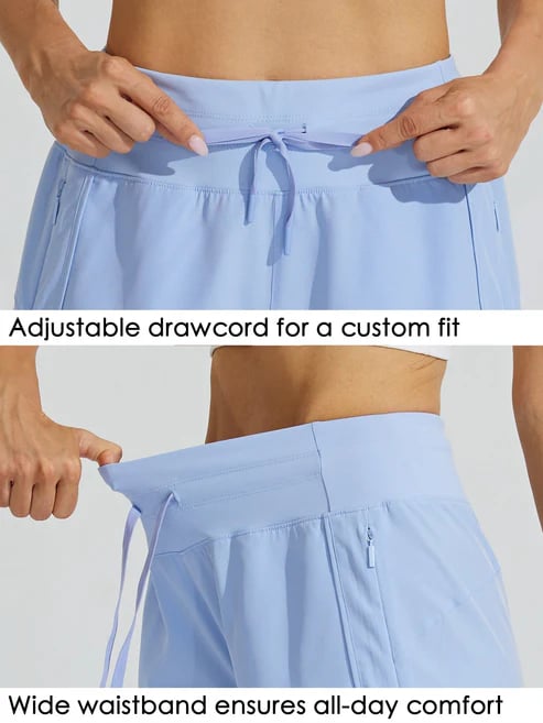 ⏰Hot Sale Women's Active 7 Inseam Athletic Long Running High Wasistband Shorts