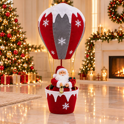 🎅 Lighted Musical Hanging Santa | Collapsible Christmas Décor