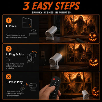 👻 Halloween Window Projector