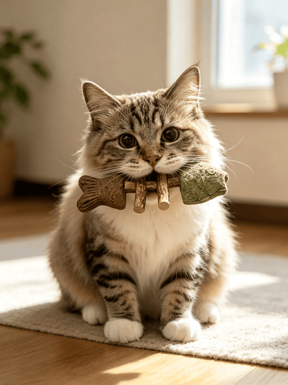 Catnip & Silvervine Chew